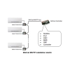 Bramka komunikacyjna dla Toshiba VRF/Digital - BACnet MS/TP - schemat 01