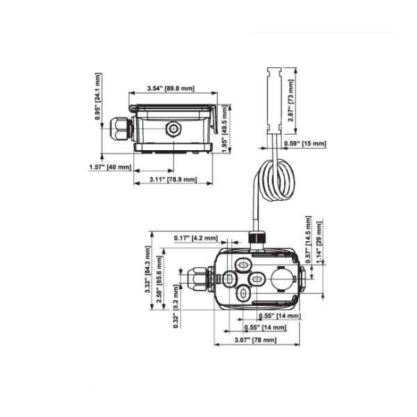 Belimo 22HH-100X - Czujnik kondensacji / aktywny - schemat 02