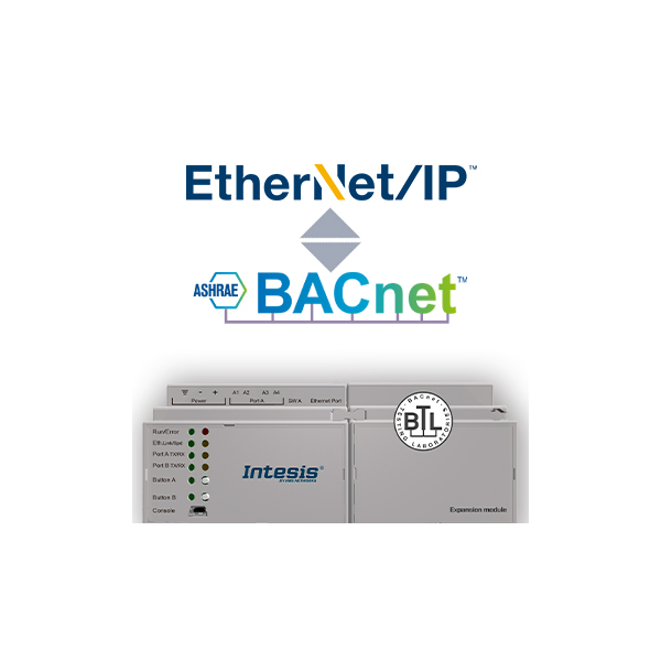 Bramka komunikacyjna EtherNet/IP - BACnet IP & MS/TP Server - zdjęcie 01