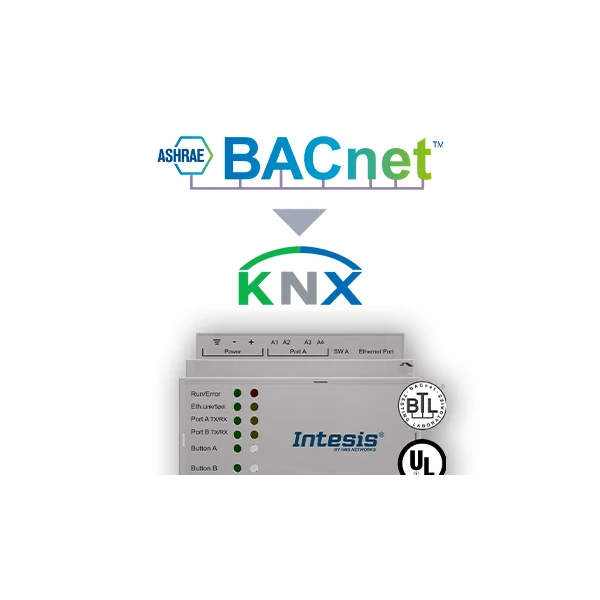 Bramka komunikacyjna BACnet IP & MS/TP Client - KNX TP - zdjęcie 01